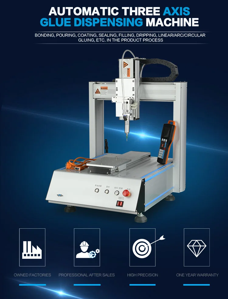  Universelle automatische Silikon- / Epoxidharz- / UV-Klebstoffdosiermaschine, Epoxidharz-Dosiermaschine, automatische Leimdosierung, Silikon-Dosiermaschine 